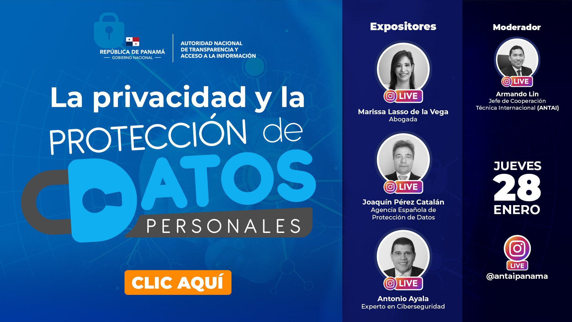 La Privacidad y la Protección de Datos Personales AUTORIDAD NACIONAL DE TRANSPARENCIA Y ACCESO La Privacidad y la Protección de Datos Personales AUTORIDAD NACIONAL DE TRANSPARENCIA Y ACCESO